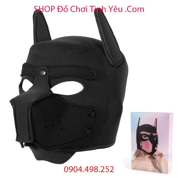 Mặt Nạ Chó Trùm Đầu Nhập Vai BDSM Trong Cuộc Yêu PUPPY HOOD