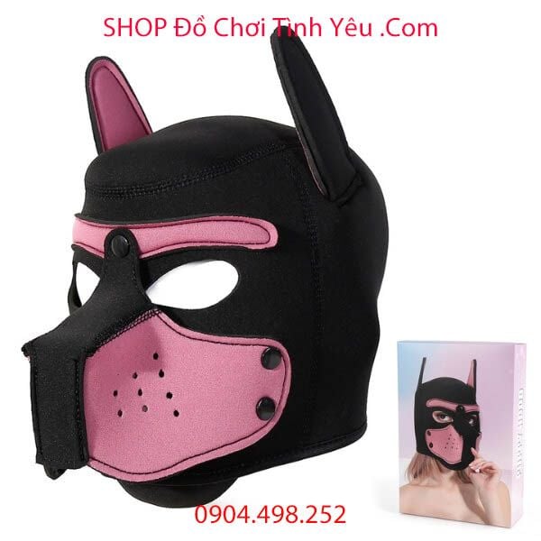 Mặt Nạ Chó Trùm Đầu Nhập Vai BDSM Trong Cuộc Yêu PUPPY HOOD