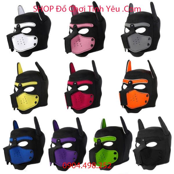 Mặt Nạ Chó Trùm Đầu Nhập Vai BDSM Trong Cuộc Yêu PUPPY HOOD