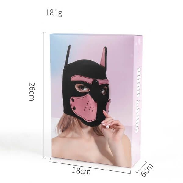 Mặt Nạ Chó Chùm Đầu Nhập Vai BDSM Trong Cuộc Yêu PUPPY HOOD