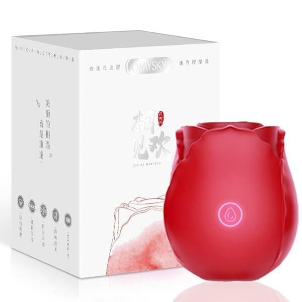 Máy bông hồng rung hút massage kích thích mô phỏng Oral sex