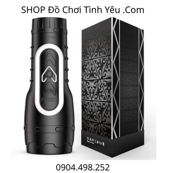 Máy Bú Mút Dương Vật Cầm Tay Có Rung Dạng Đèn Pin Tách Đôi