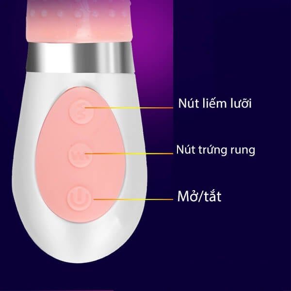 Máy lưỡi liếm trứng rung 2 đầu Joker