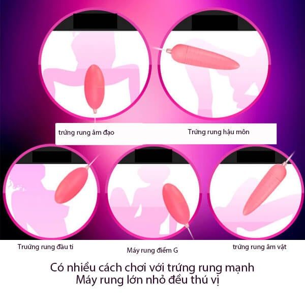 Máy lưỡi liếm trứng rung 2 đầu Joker