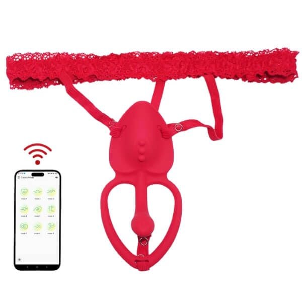 Máy Rung Đeo Kích Thích 2 Điểm Điều Khiển Từ Xa Cho Nam Nữ
