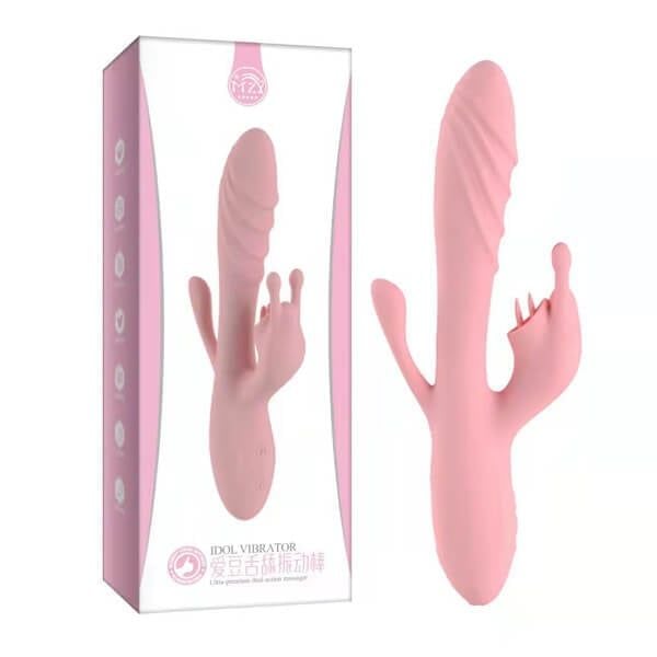 Máy rung lưỡi liếm AV massage làm tình âm đạo hậu môn sưởi ấm