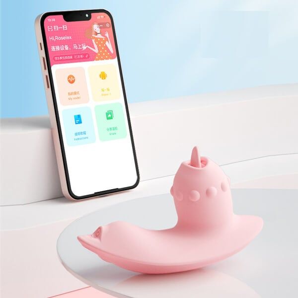 Máy rung lưỡi liếm đeo mặc âm đạo vô hình massage điểm G