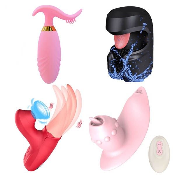 Trứng rung lưỡi liếm massage