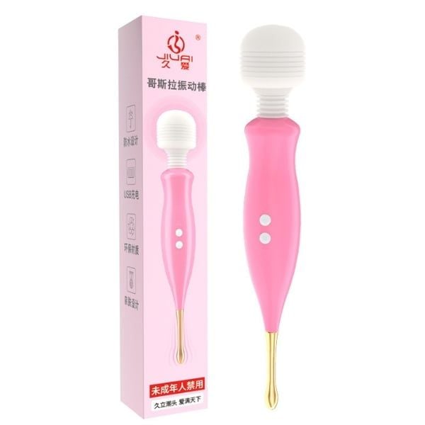 Máy Rung Massage Điểm G Đầu Tròn Đuôi Que Tự Sướng Cho Nữ