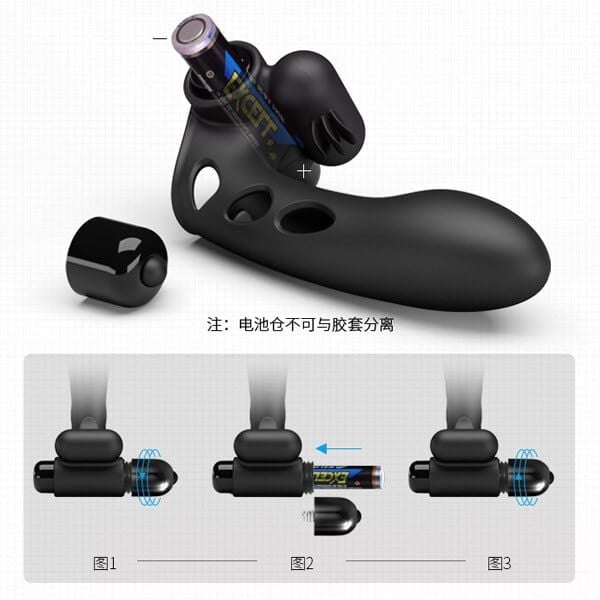 Máy rung ngón tay Orlando massage kép siêu mạnh lưỡi liếm