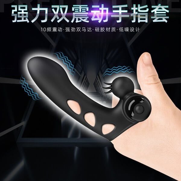 Máy rung ngón tay Orlando massage kép siêu mạnh lưỡi liếm