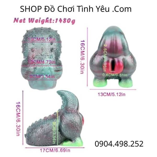 Mông Thằn Lằn Quái Vật Thủ Dâm Thõa Mãn Theo Cách Hoang Dại