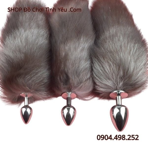 Nút Cắm Hậu Môn Đuôi Cáo Kim Loại Gợi Cảm Có Thể Tháo Rời