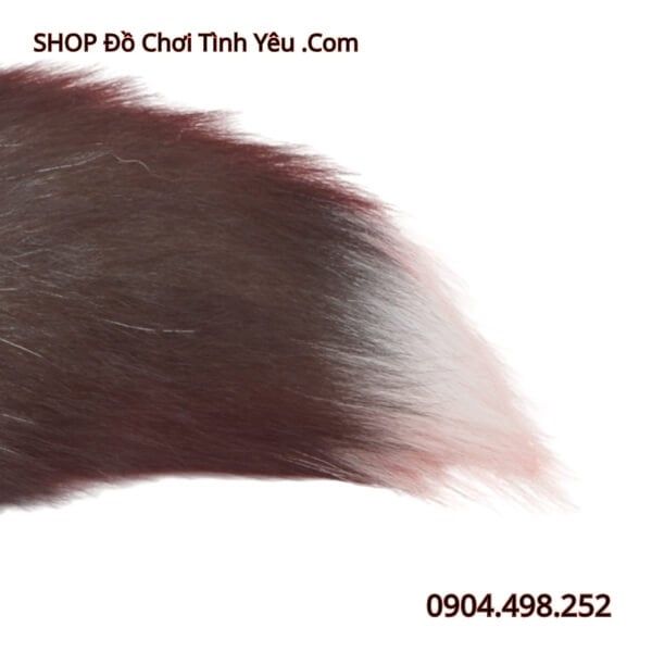 Buttplug Cắm Hậu Môn Kim Loại Liền Đuôi Cáo Kích Thích Tột Độ