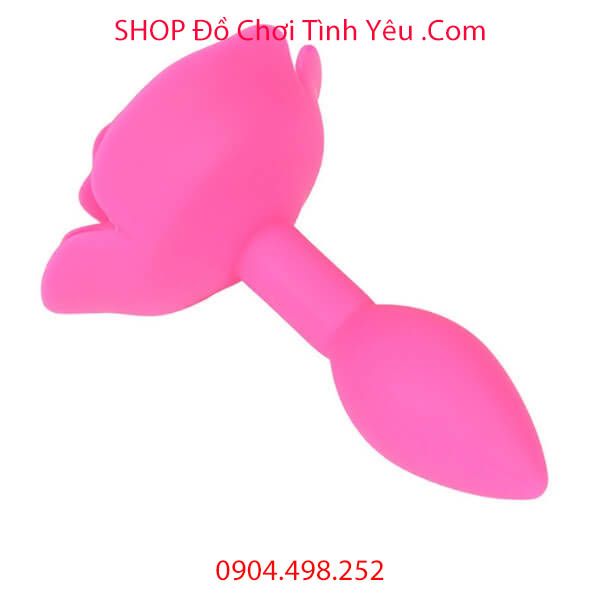 Nút Cắm Hậu Môn Hình Hoa Hồng Thủ Dâm Kích Thích Cực Phê