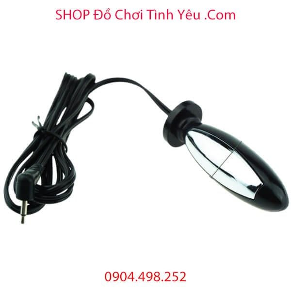 Nút Cắm Hậu Môn Kích Điện Có Điều Khiển Thủ Dâm Cho Nam Nữ