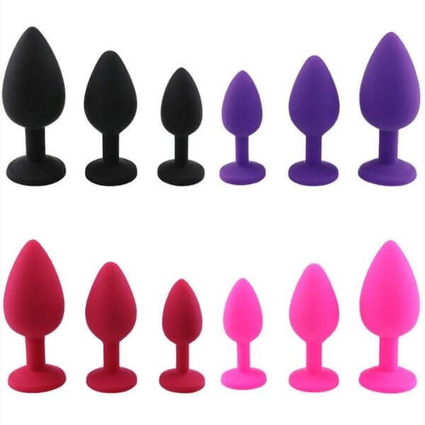 Nút Cắm Hậu Môn Silicone Mềm Mại Kích Thích Tuyến Tiền Liệt