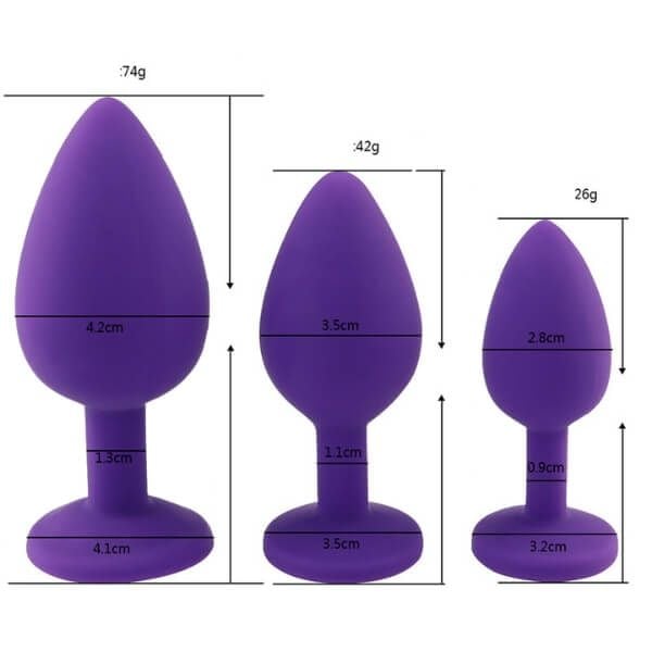 Nút Cắm Hậu Môn Silicone Mềm Mại Kích Thích Tuyến Tiền Liệt