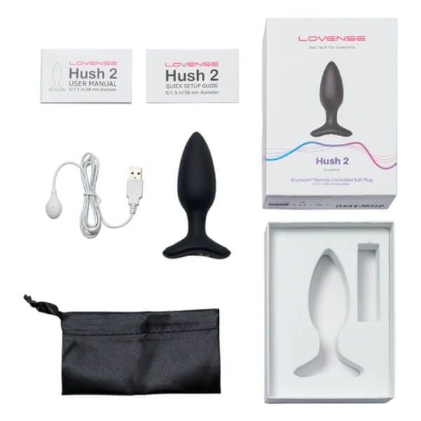 Phích Rung Cắm Hậu Môn Kết Nối Điều Khiển App LOVENSE HUSH 2