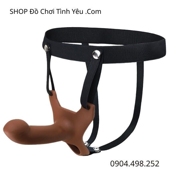 Quần Lót Dây Đai Kèm Dương Vật Giả Thiết Kế Rỗng Ruột Giá Rẻ