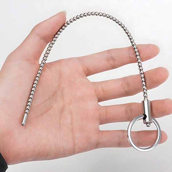 Que niệu đạo chuỗi hạt inox kích thích lỗ tiểu thép không gỉ