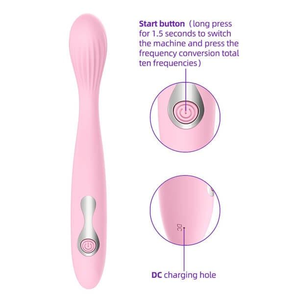 Que rung massage điểm G mềm dẻo 10 chế độ