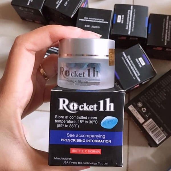 Rocket 1h hộp 10 viên bổ trợ tăng sinh lý cường dương nam