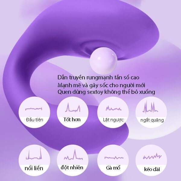 Sextoy 2 đầu mặc quần lót rung massage điều khiển từ xa