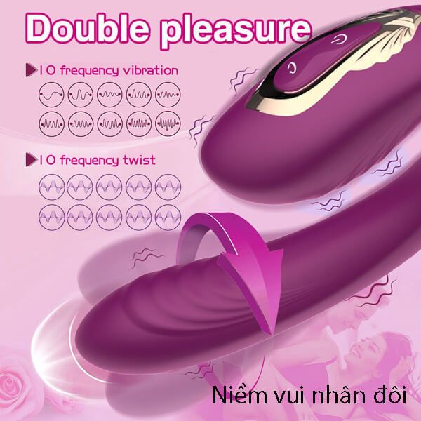 Sextoy rung xoay đeo âm đạo massage giải tỏa sinh lý nữ