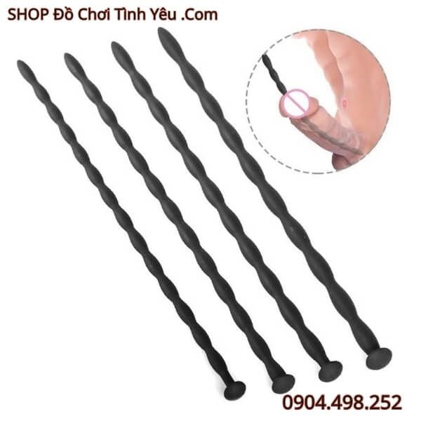 Sounding Cây Nong Niệu Đạo Có Hạt Silicone Kích Thích Lỗ Tiểu