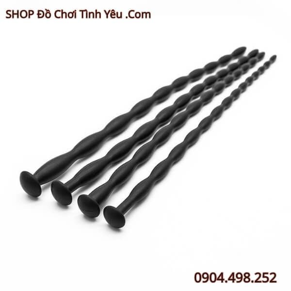 Sounding Cây Nong Niệu Đạo Có Hạt Silicone Kích Thích Lỗ Tiểu