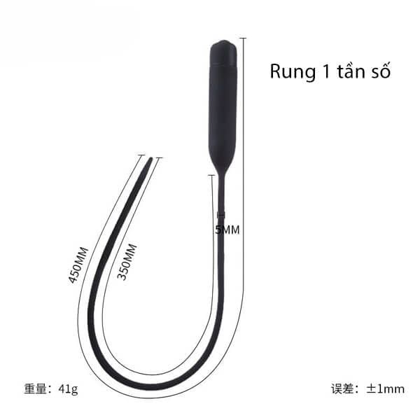 Thanh rung kích thích niệu đạo lỗ sáo điểm G cho nam mềm dẻo