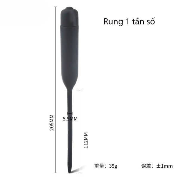 Thanh rung kích thích niệu đạo lỗ sáo điểm G cho nam mềm dẻo
