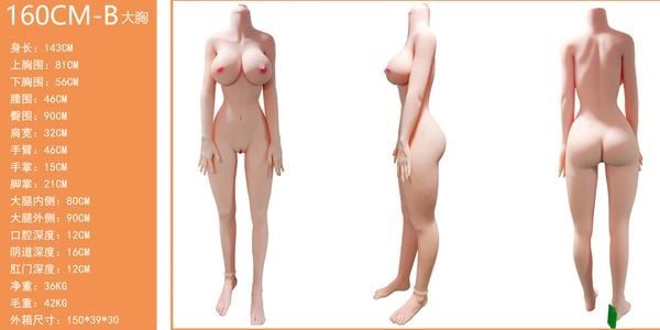 Thông số chi tiết búp bê tình dục