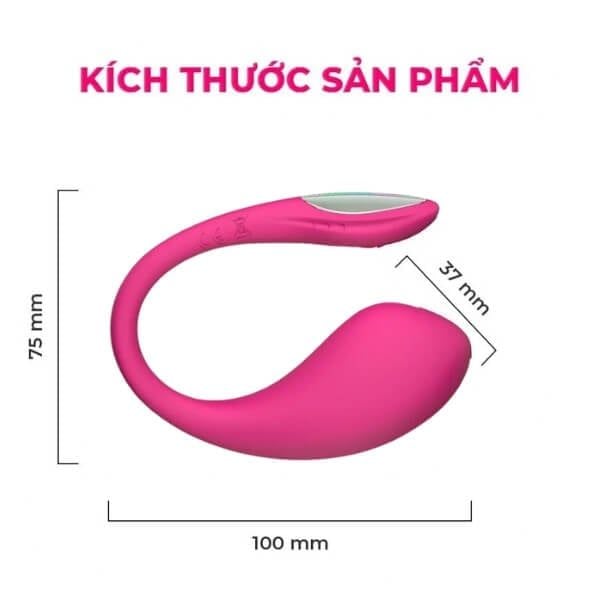Trứng Rung Kích Thích Điểm G Có Điều Khiển App LOVENSE LUSH 4