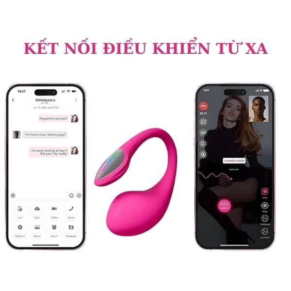 Trứng Rung Kích Thích Điểm G Có Điều Khiển App LOVENSE LUSH 4