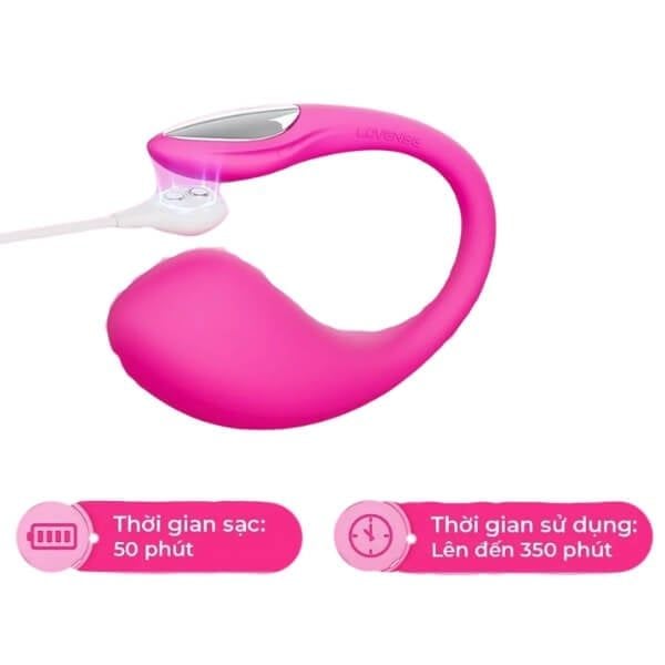 Trứng Rung Kích Thích Điểm G Có Điều Khiển App LOVENSE LUSH 4
