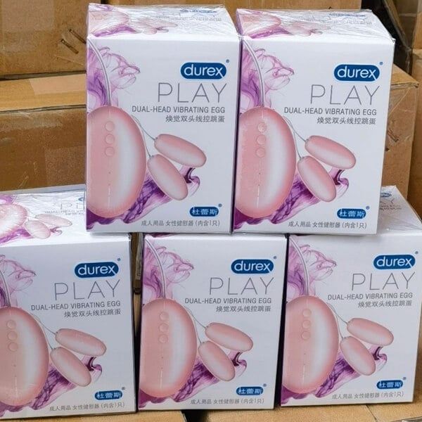 Trứng rung điều khiển dây hai đầu chính hãng Durex PLAY