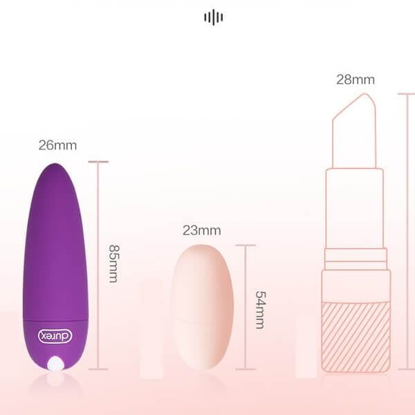 Trứng rung điều khiển dây hai đầu chính hãng Durex PLAY