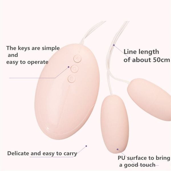 Trứng rung điều khiển dây hai đầu chính hãng Durex PLAY