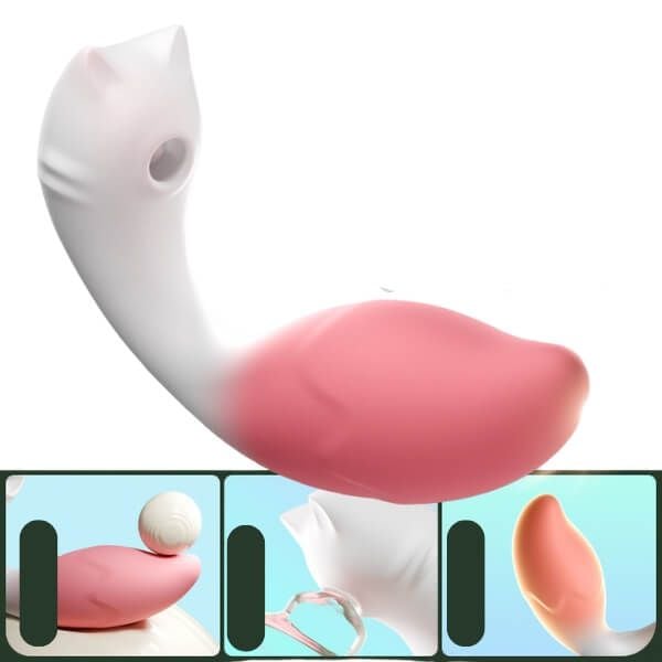 Trứng Rung Hồ Ly Có Hút Làm Ấm Điều Khiển Qua App FAIRY FOX