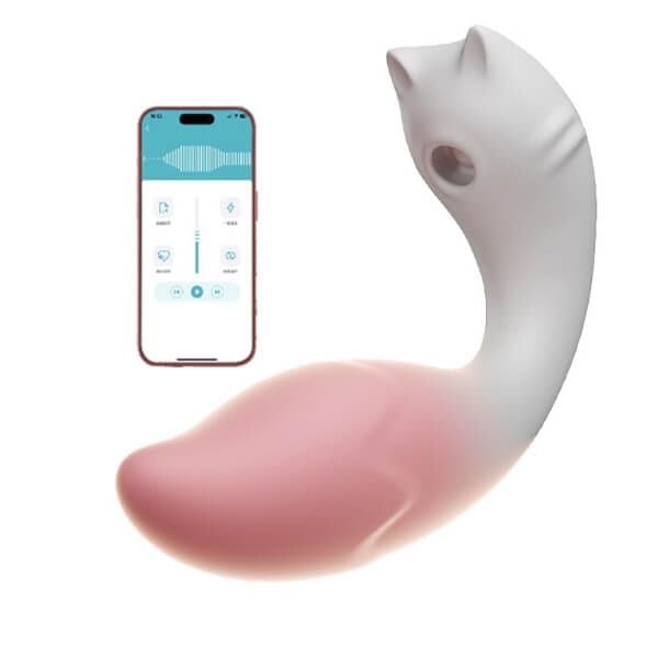 Trứng Rung Hồ Ly Có Hút Làm Ấm Điều Khiển Qua App FAIRY FOX