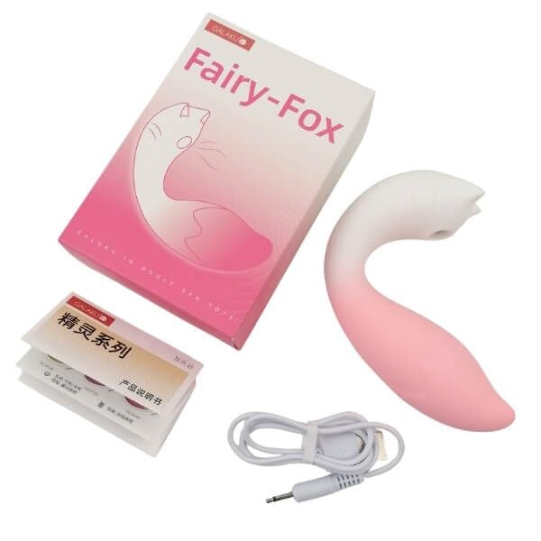 Trứng Rung Hồ Ly Có Hút Làm Ấm Điều Khiển Qua App FAIRY FOX