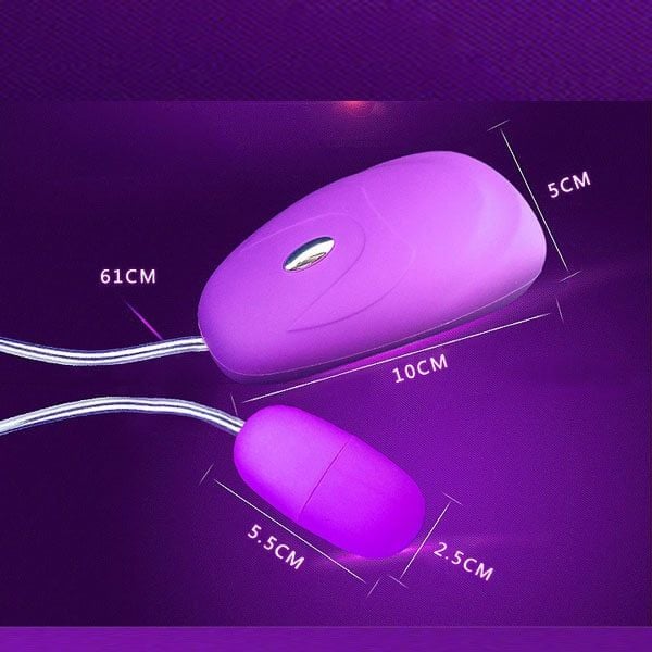 Trứng rung tình yêu mini có dây ngụy trang chuột máy tính