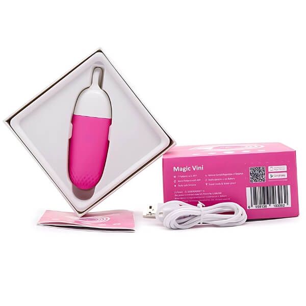 Trứng Rung Tình Yêu Mini Điều Khiển Từ Xa Qua App MAGIC VINI