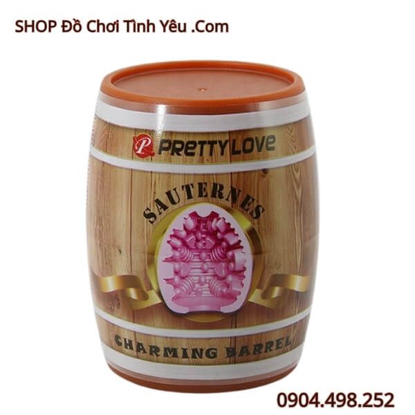 Trứng Thủ Dâm Ngụy Trang Thùng Rượu Gỗ Nhỏ CHARMING BARREL