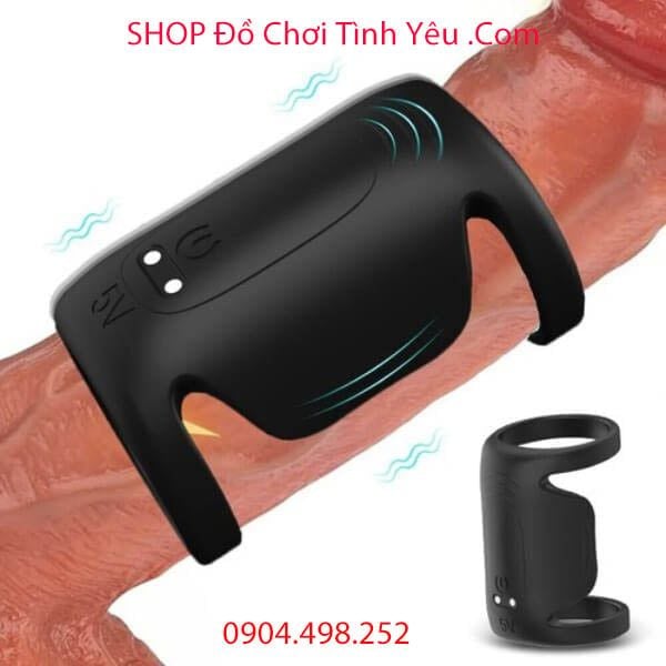 Vòng Rung Khóa Kép Dương Vật Kích Thích Kéo Dài Thời Gian