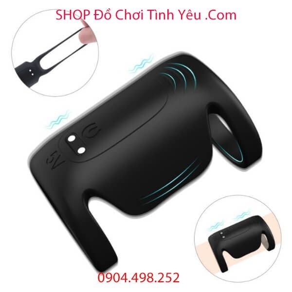 Vòng Rung Khóa Kép Dương Vật Kích Thích Kéo Dài Thời Gian