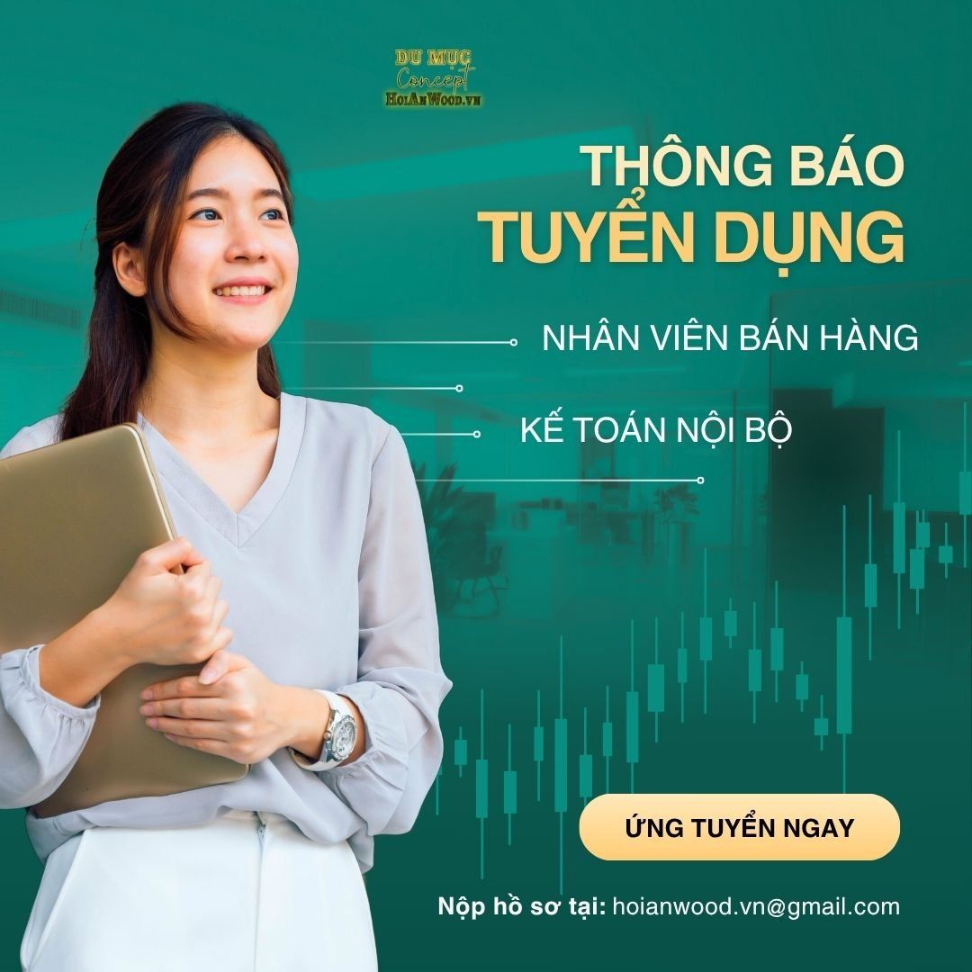 TIN TUYỂN DỤNG: NV BÁN HÀNG, KẾ TOÁN NỘI BỘ