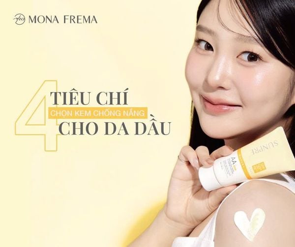 04 TIÊU CHÍ CHỌN KEM CHỐNG NẮNG CHO DA DẦU
